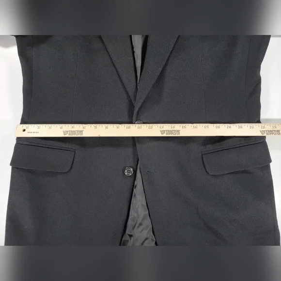 Loro Piana Saks Fifth Avenue Blazer 46L Black 100% Cashmere Sport Coat Jacket